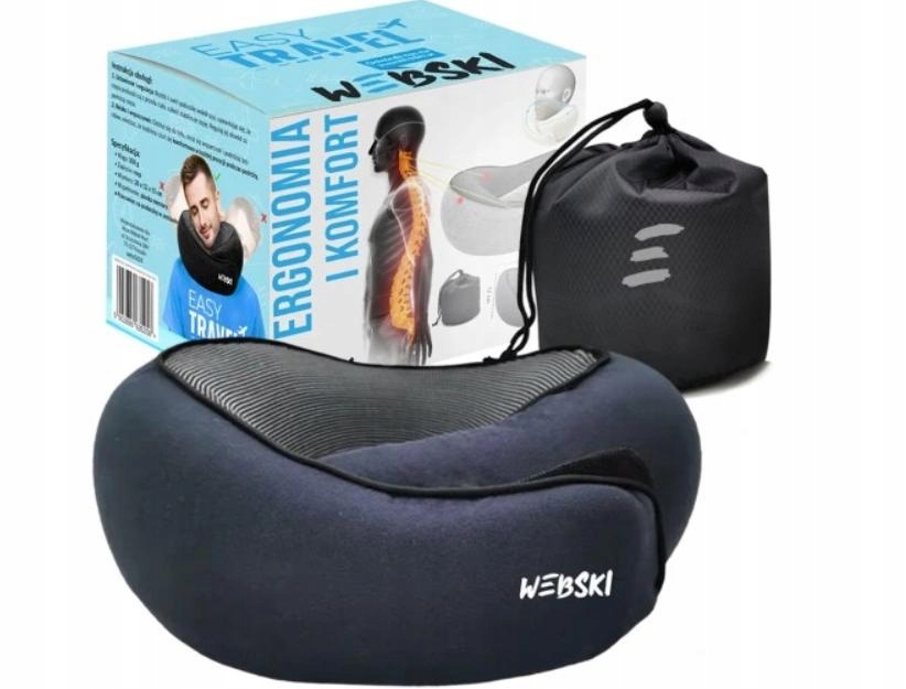 Cestovní Polštář Polštářek Okolo Krku Hlavu Z Paměťové Pěny