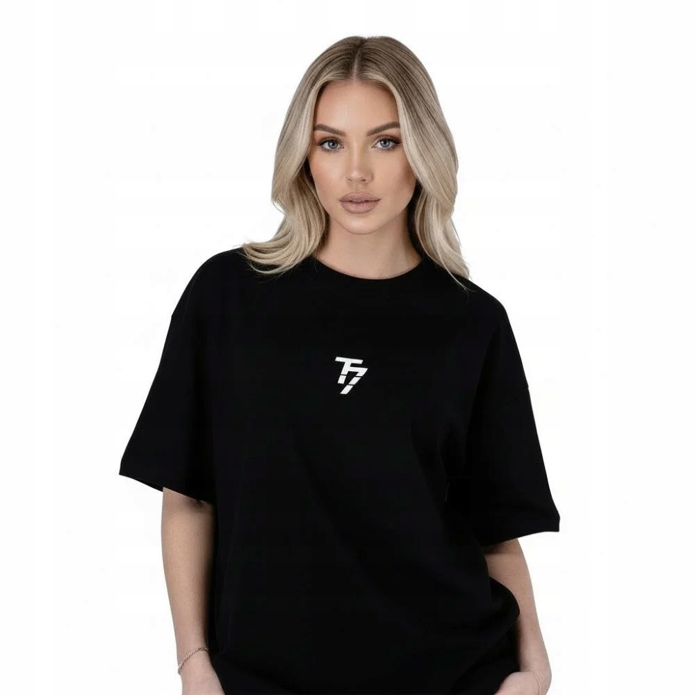 Tričko T7 Tseven Classic bavlna Černá T-shirt-tseven-černá 2XL