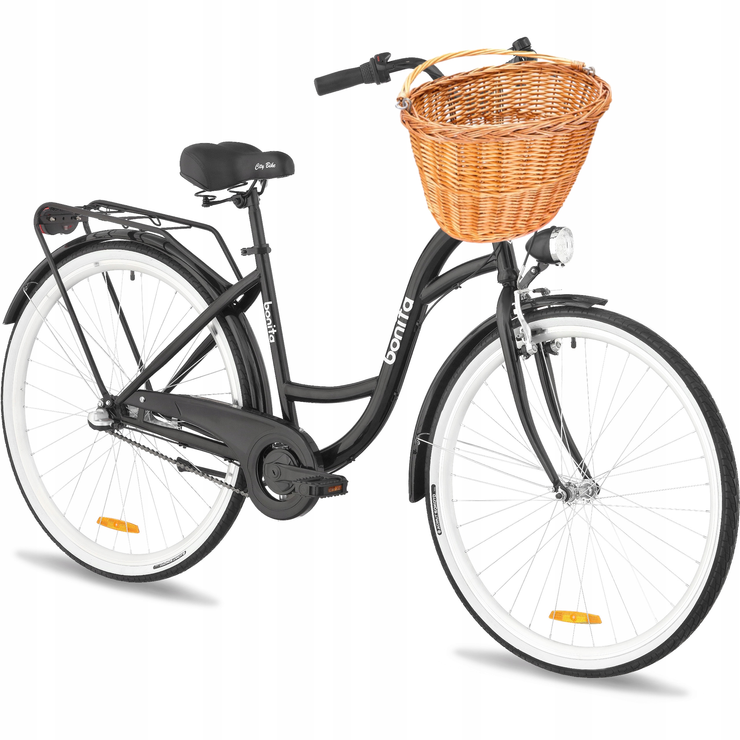 Rower Damski Miejski 28 Lekka Damka Orlando City Eco Shimano 3 bieg