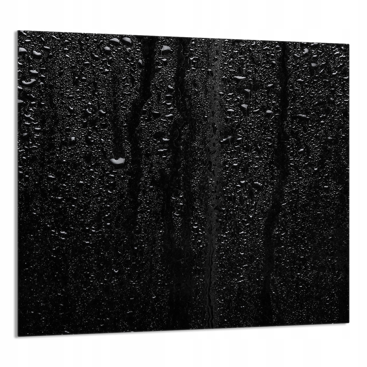 Skleněný Panel Do Kuchyně 65x60 Černé Tvrzené Sklo