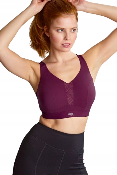 Panache Sportovní podprsenka 5022B 75HH/34HH Berry/chalk