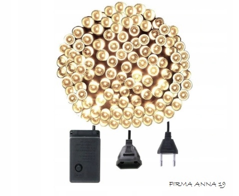 

Lampki Choinkowe 500 Led Ciepły Biały