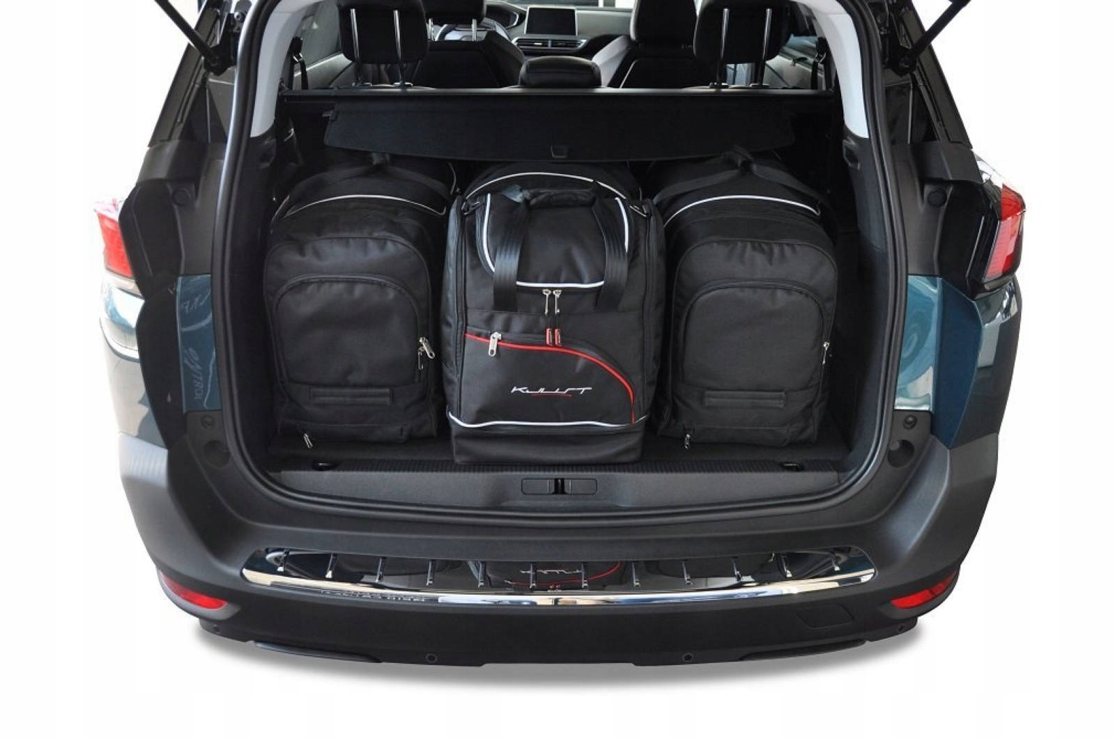 J&j Automotive Sada 4ks cestovných tašiek Sport pre Peugeot 5008 2017+