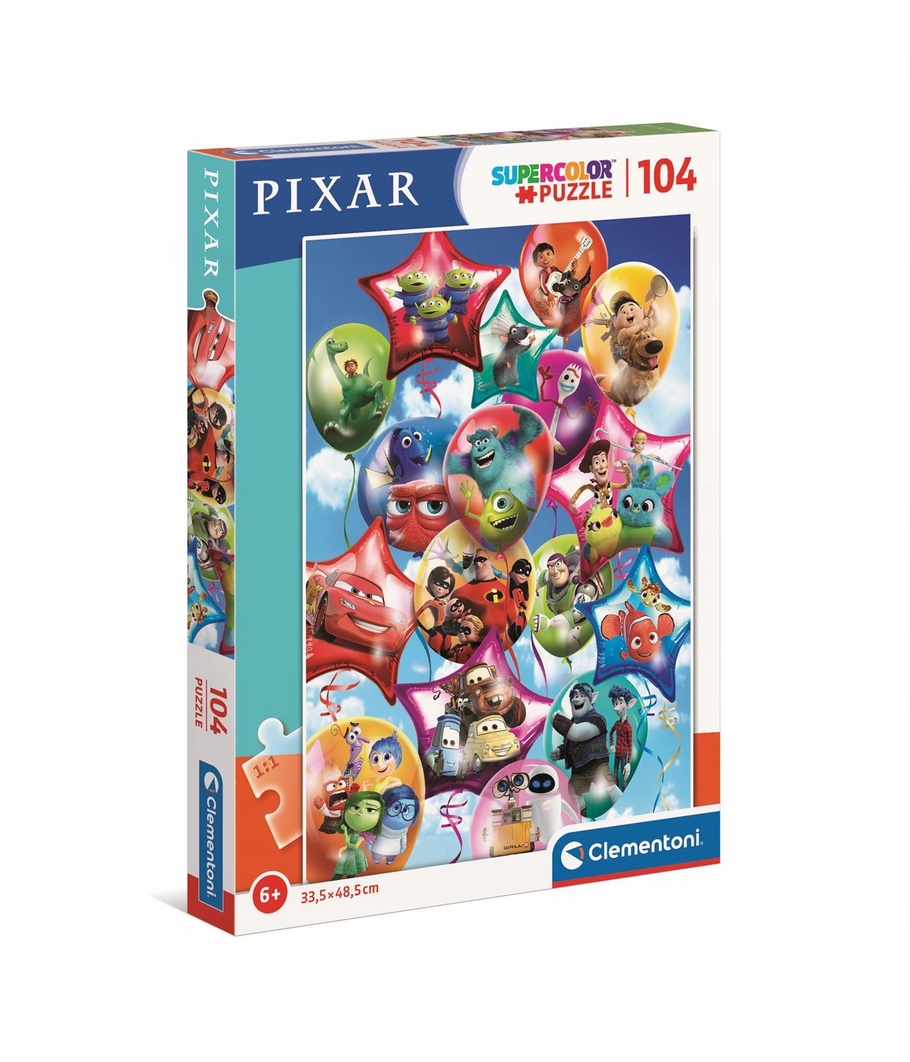 Puzzle 104 Dla Dzieci Pixar 104 Elementy
