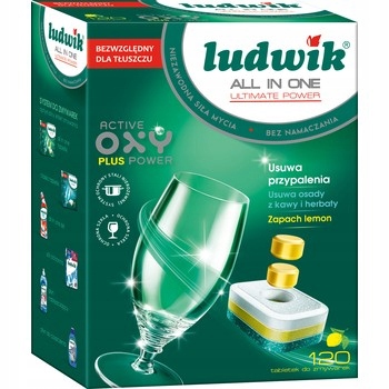Levně Ludwik Tablety do myčky nádobí All In One Ultimate Power 120 Kusů