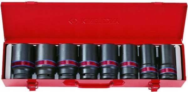 ZESTAW NASADEK UDAROWYCH CALOWYCH 3/4 DŁUGIE 6-kąt