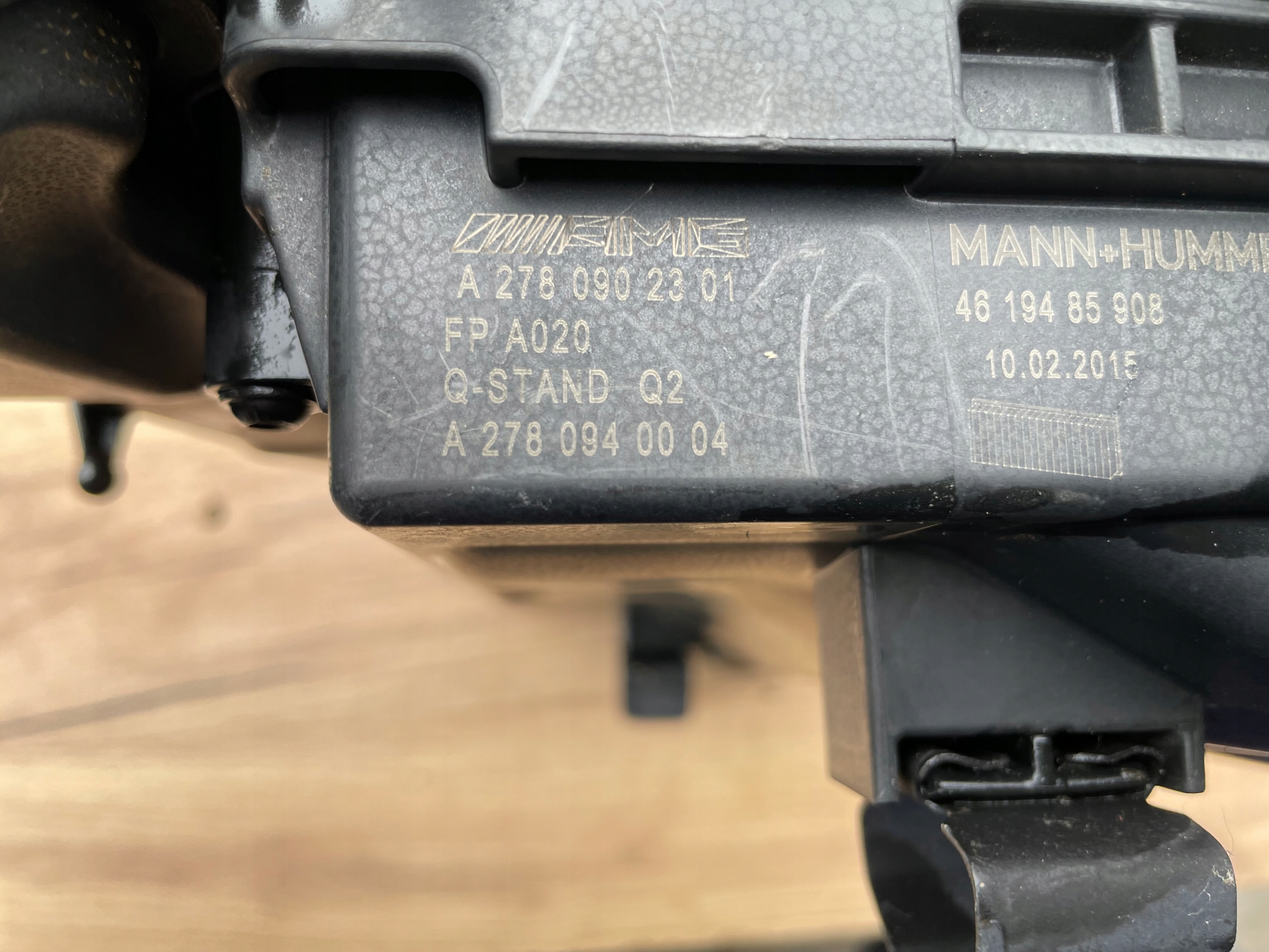 Gehäuse filter luft MERCEDES AMG A2780902301