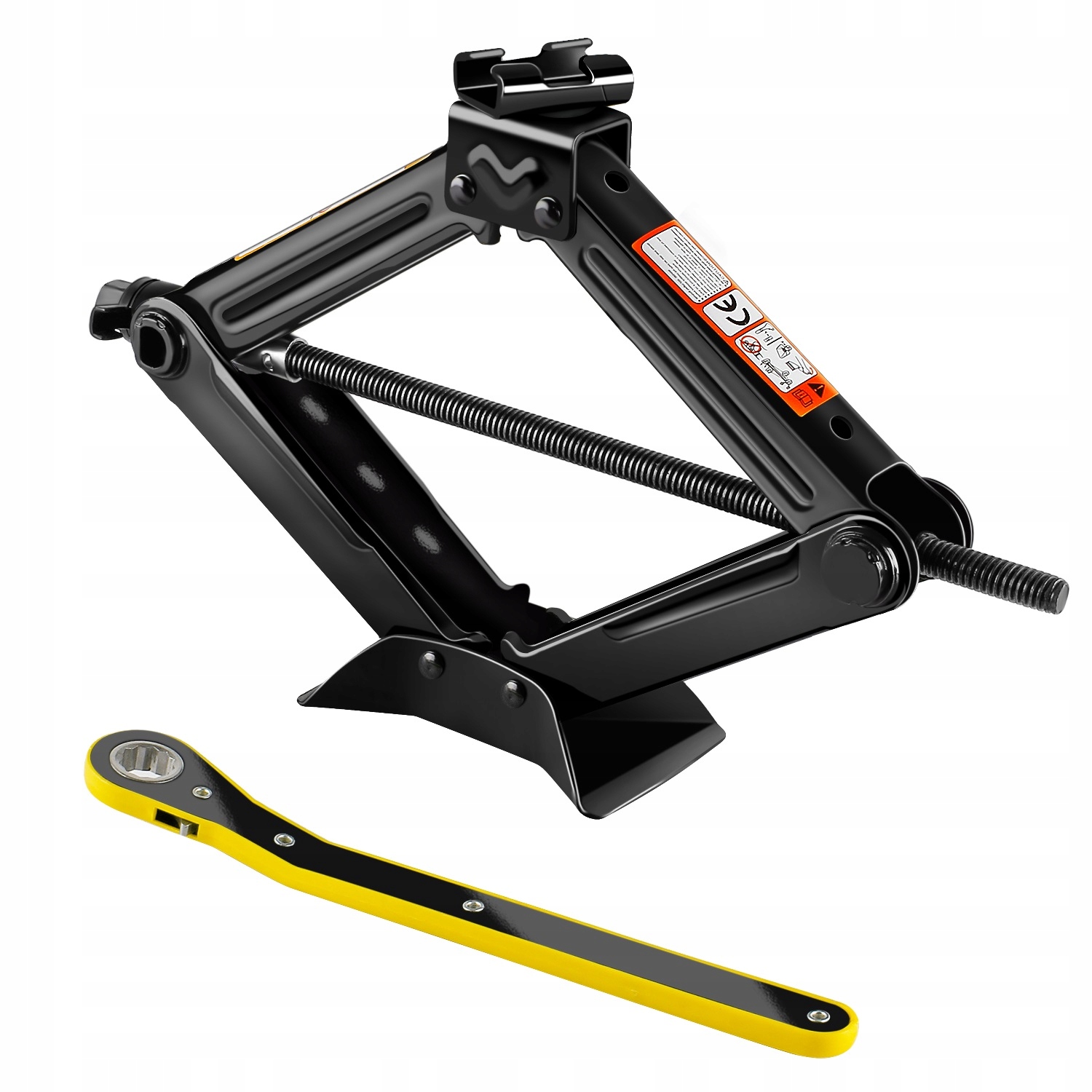 PODNOŚNIK SAMOCHODOWY LEWAREK TRAPEZOWY 2T KLUCZ