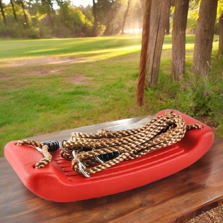 HUŚTAWKA PŁASKA PLASTIKOWA OGRODOWA DESKA MOCNA Materiał tworzywo