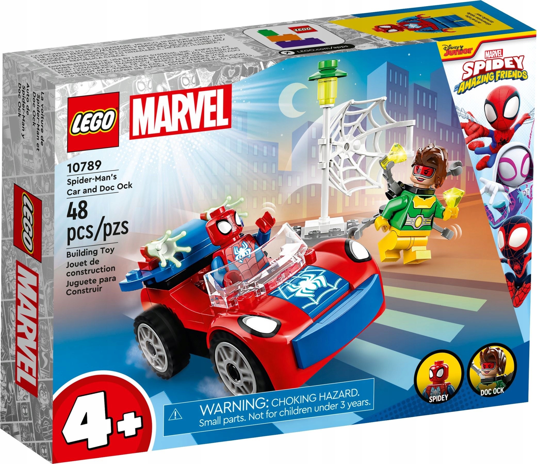 Lego 10789 Marvel Samochód Spider-mana I Doc Ock