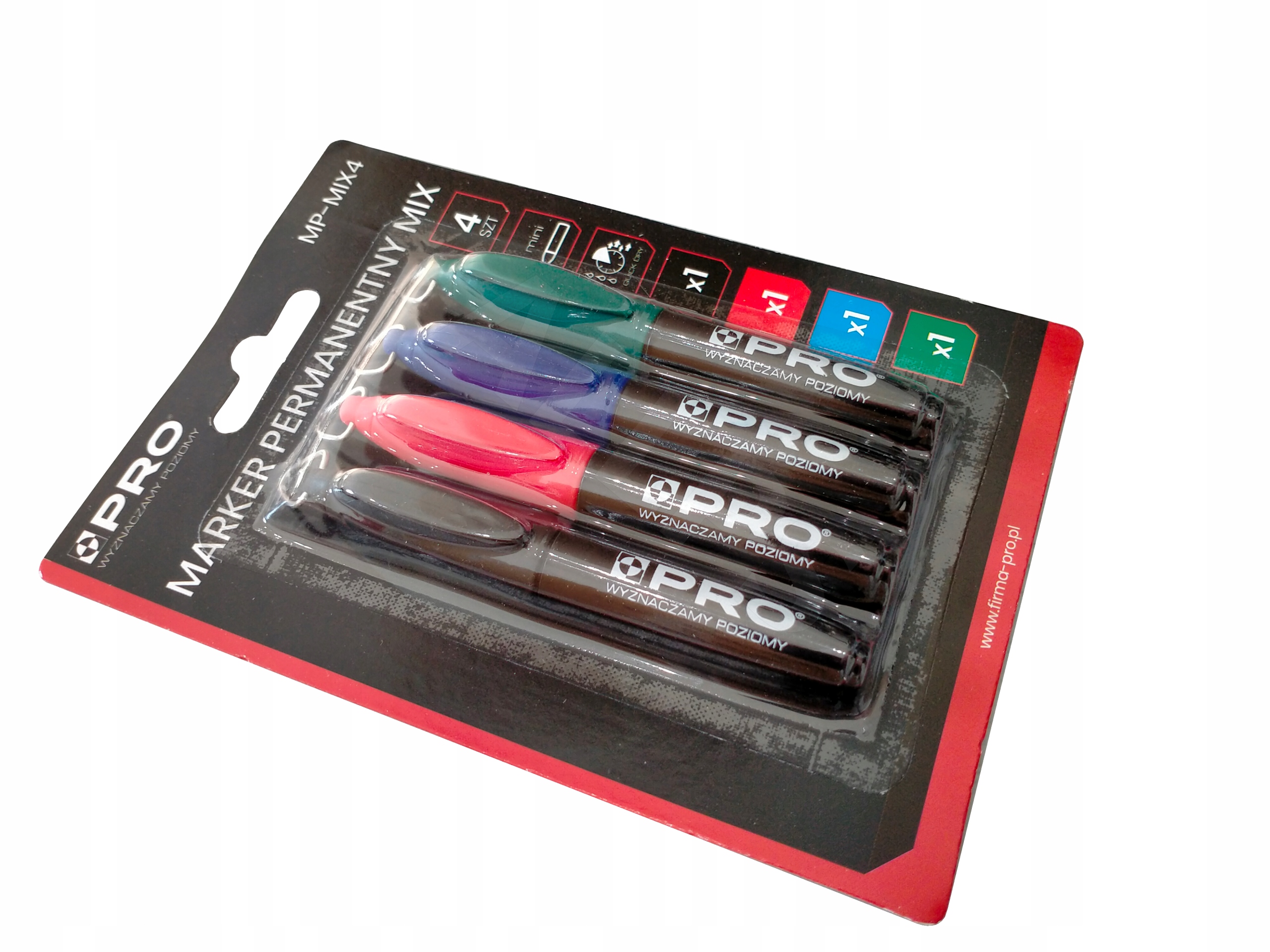 MARKER PISAK MAZAK PERMANENTNY ZIELONY PRO Rodzaj permanentny