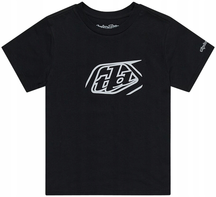 T-Shirt Koszulka Troy Lee Designs Short Sleeve Tee Badge Black r. L