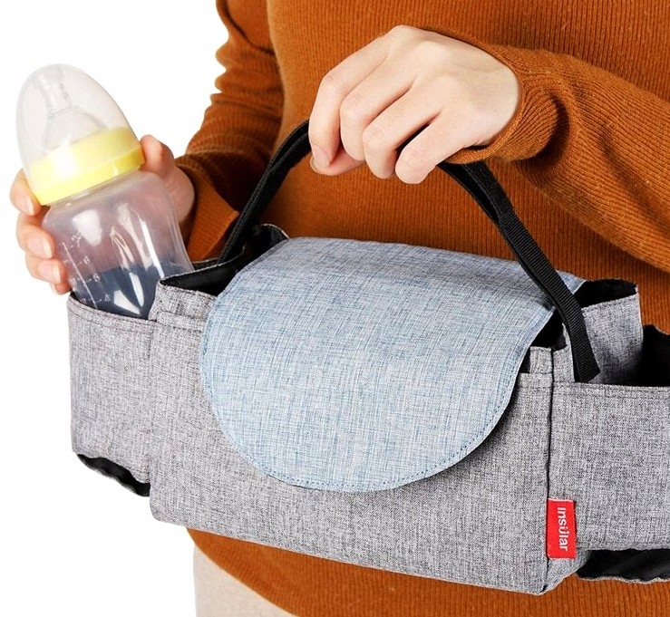 

Torba na butelki pieluchy do wózka dla mamy taty