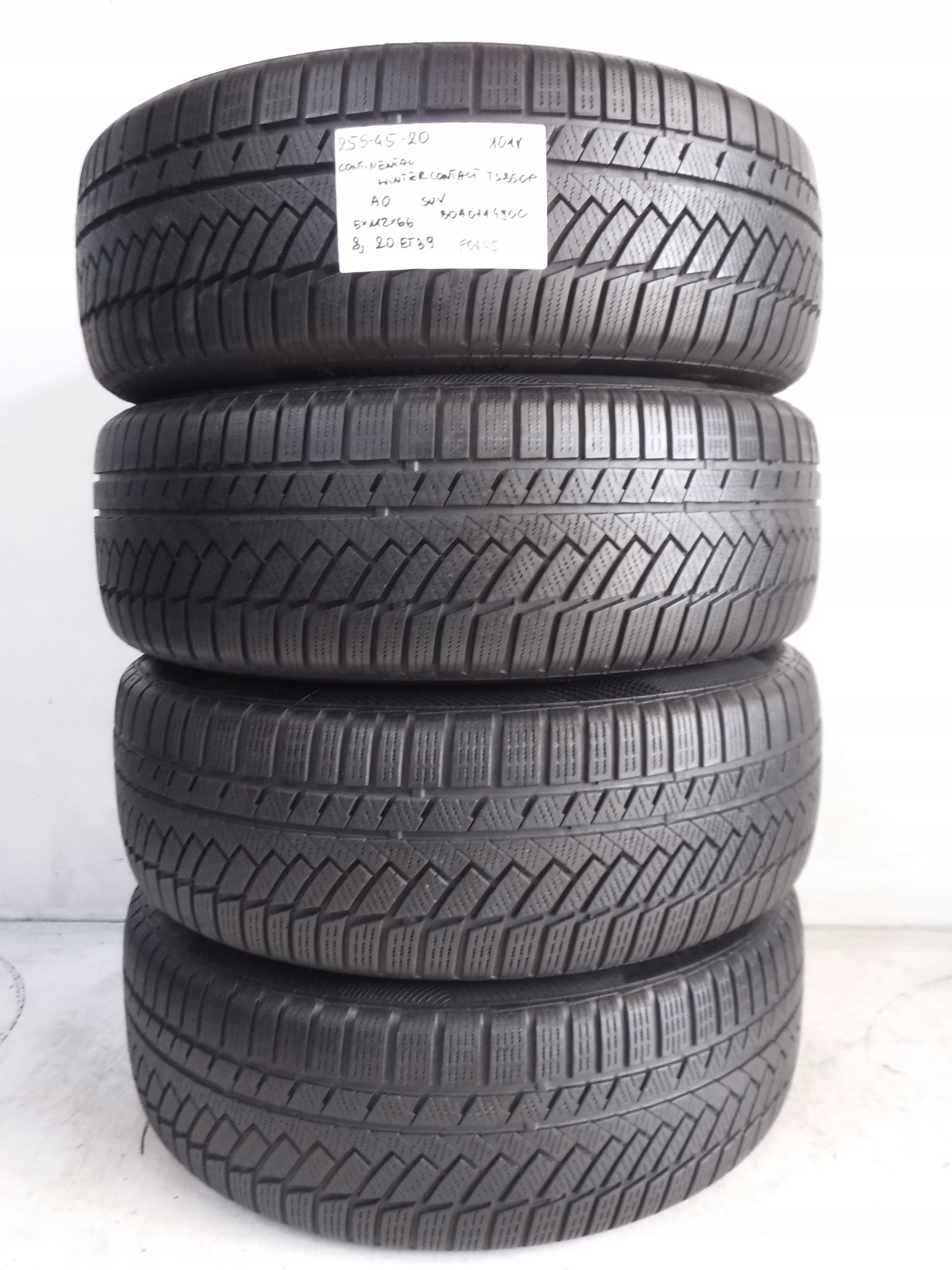 ЗИМОВІ ШИНИ CONTINENTAL TS850P 255/45/20 101V