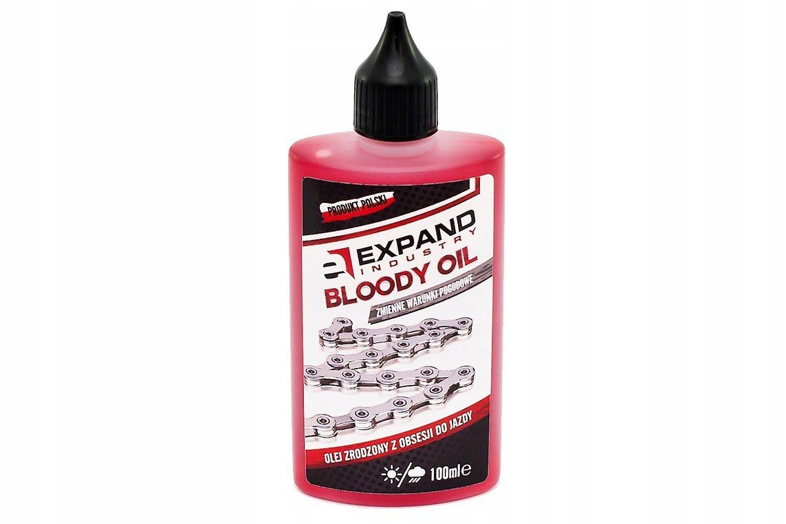 OLEJ DO ŁAŃCUCHA EXPAND CHAIN OIL BLOODY CZERWONY