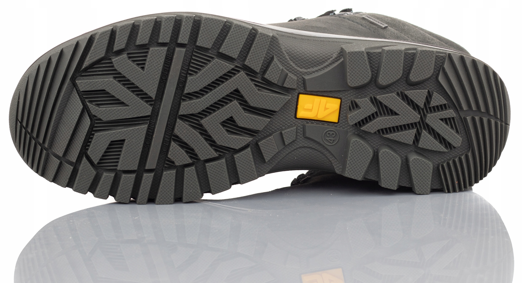 BUTY MĘSKIE 4F TREKKINGOWE WODOODPORNE ZIMOWE R-43 Rozmiar 43
