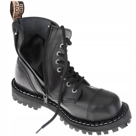 Glany Steel Black (8 dziurek) z suwakiem roz. 41