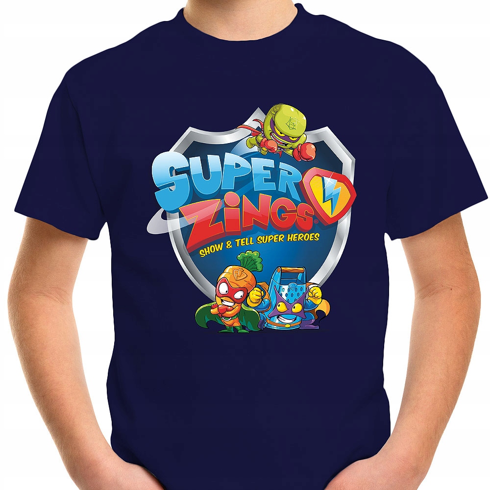 T-SHIRT KOSZULKA DLA DZIECKA SUPER ZINGS 140 SUPER JAKOŚĆ