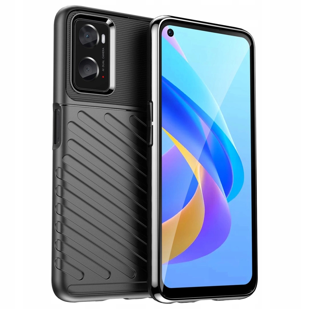 Thunder Case elastyczne pancerne etui pokrowiec Oppo A76 Oppo A36 Realm