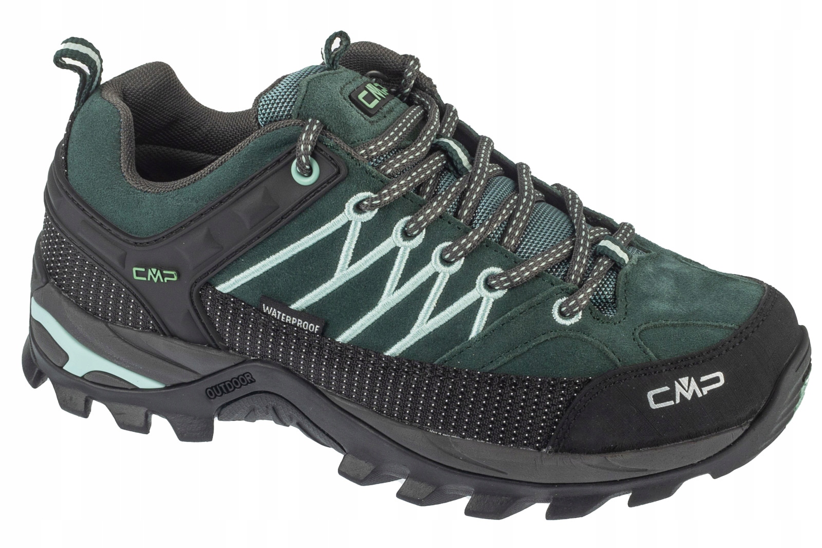 Cmp Rigel Low Wmn Wp [40] Dámské semišové trekové boty zelené