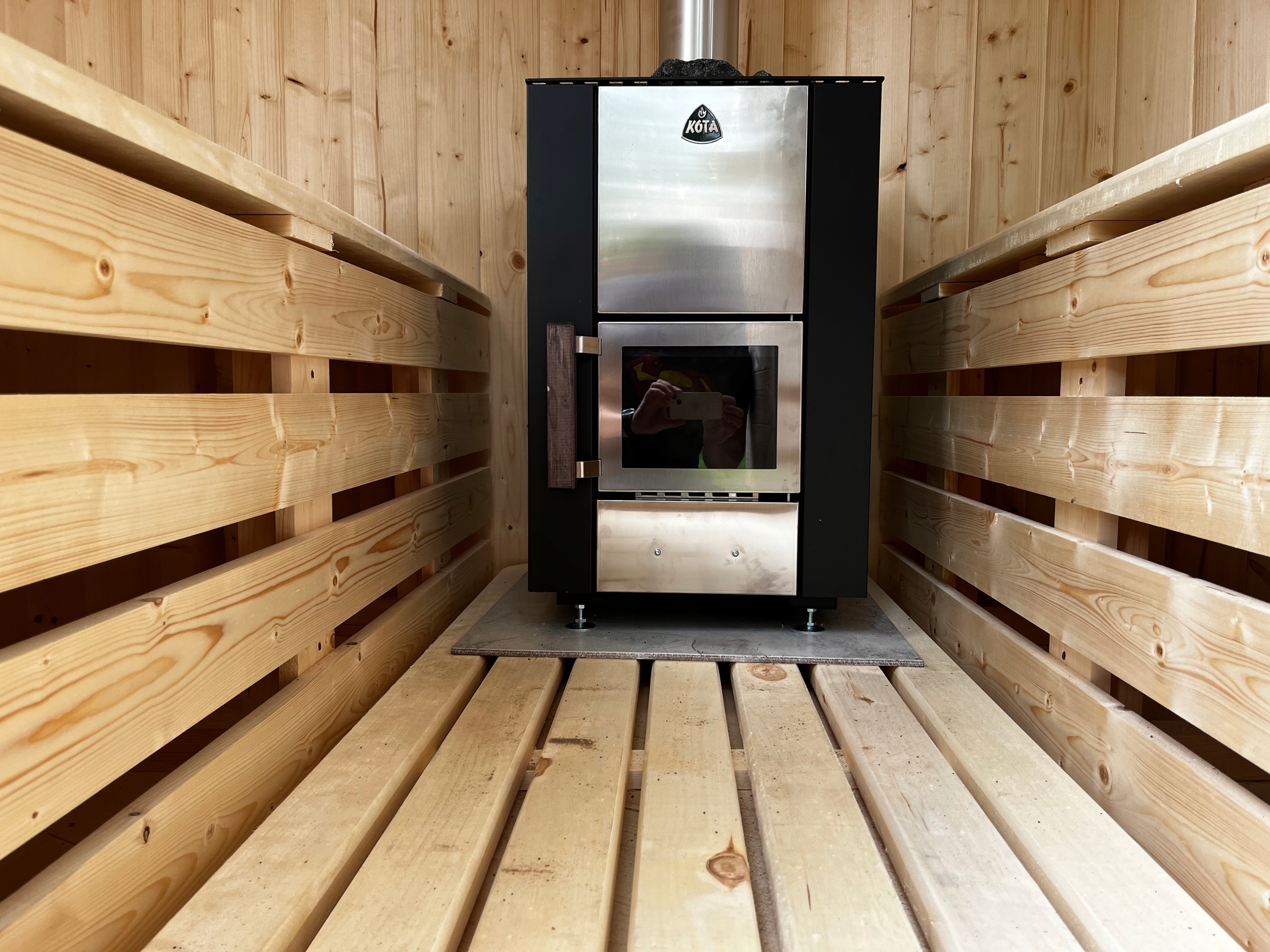 Sauna 0grodowa Rosyjska Bania Fińska Sucha Świerk Skandynawski Lux Premium Stan opakowania oryginalne