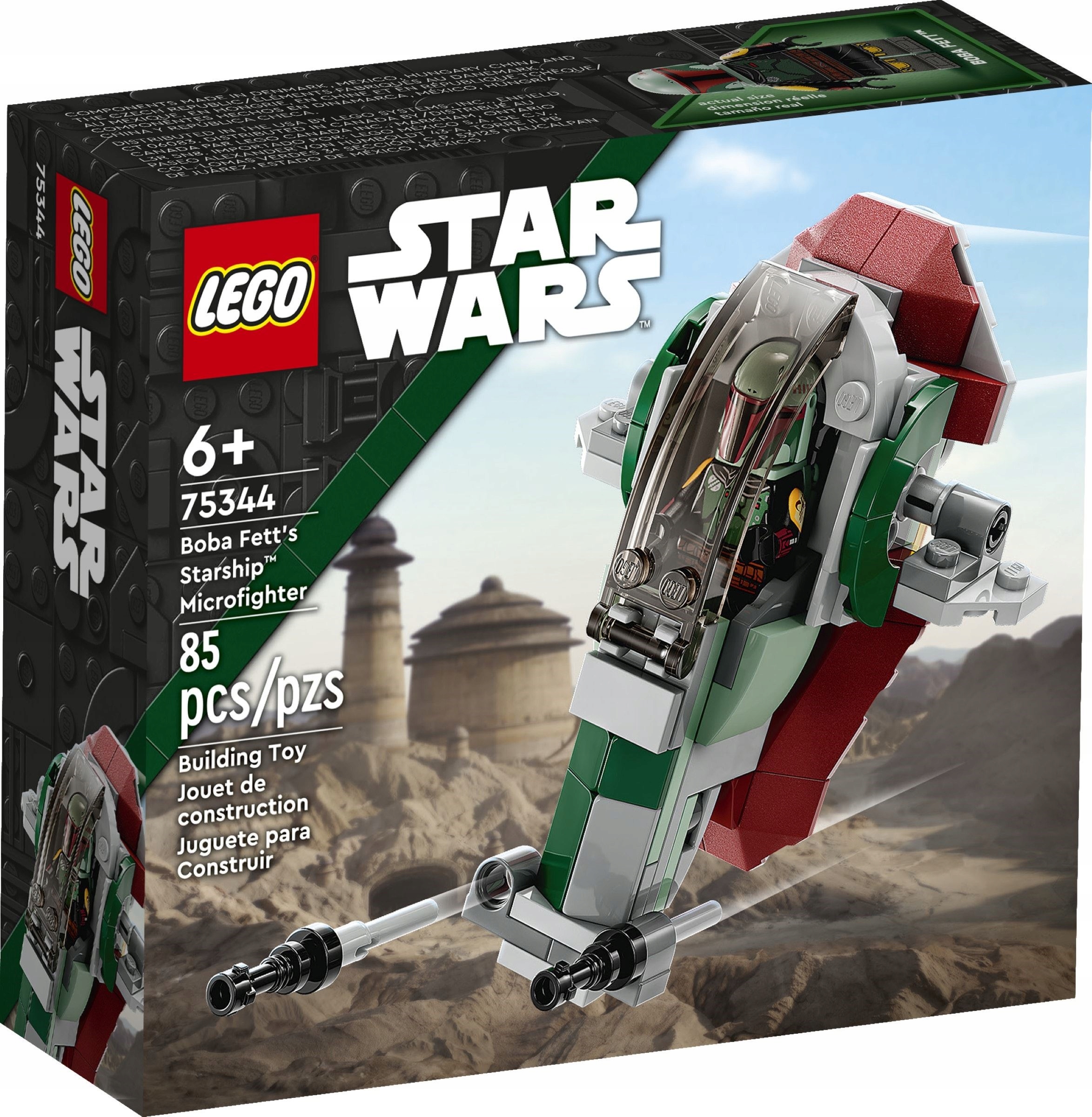 

Lego 75344 Star Wars Mikromyśliwiec Boby Fetta