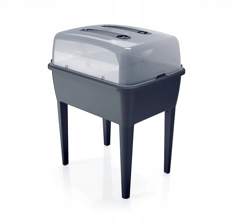 Stojící skleník sadbovač Respana Planter Set 83L antracit