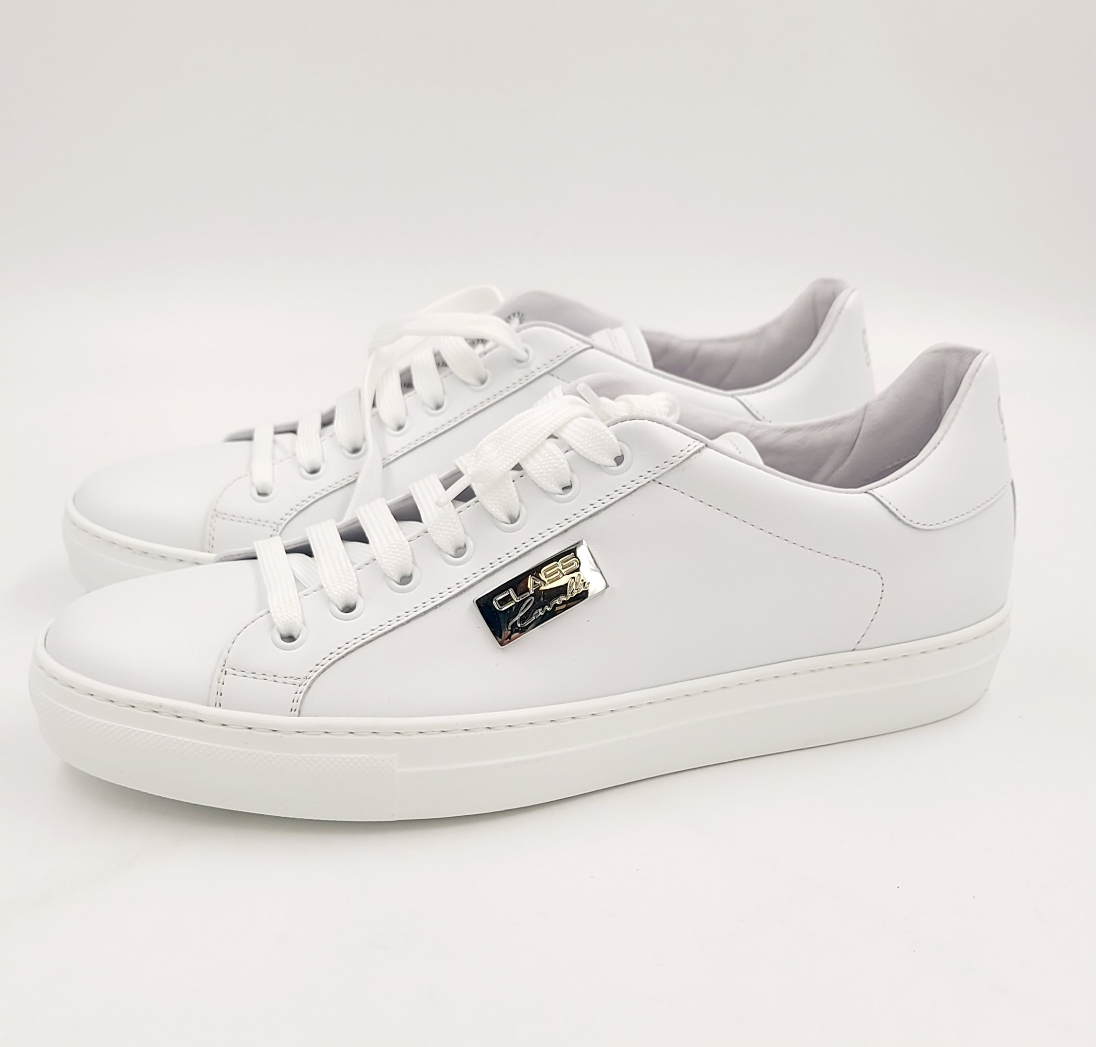 Sneakersy skórzane CAVALLI CLASS R.43 CA62S