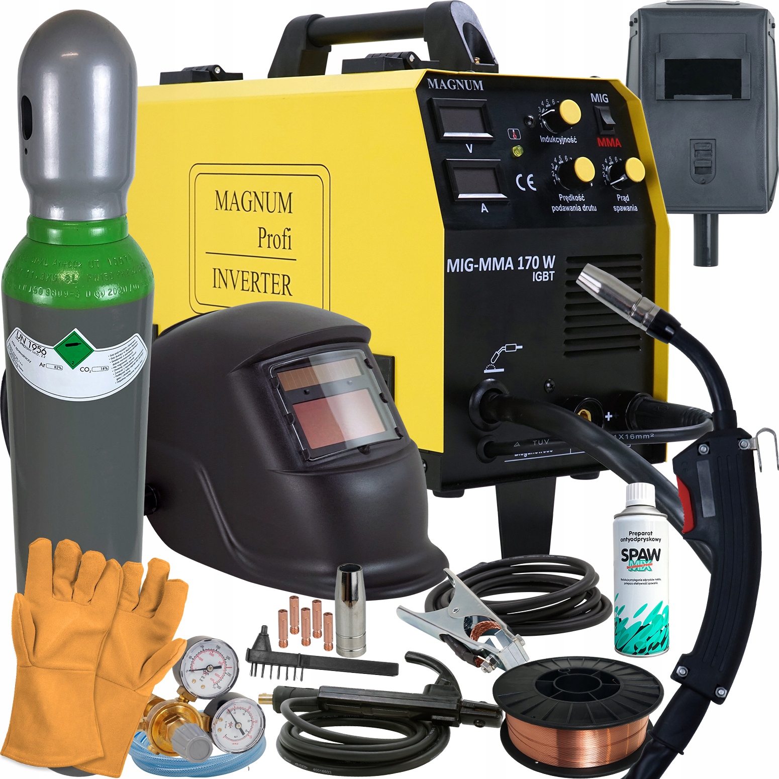 

Spawarka migomat Mig Mag Magnum Mig 160 Mma Zestaw