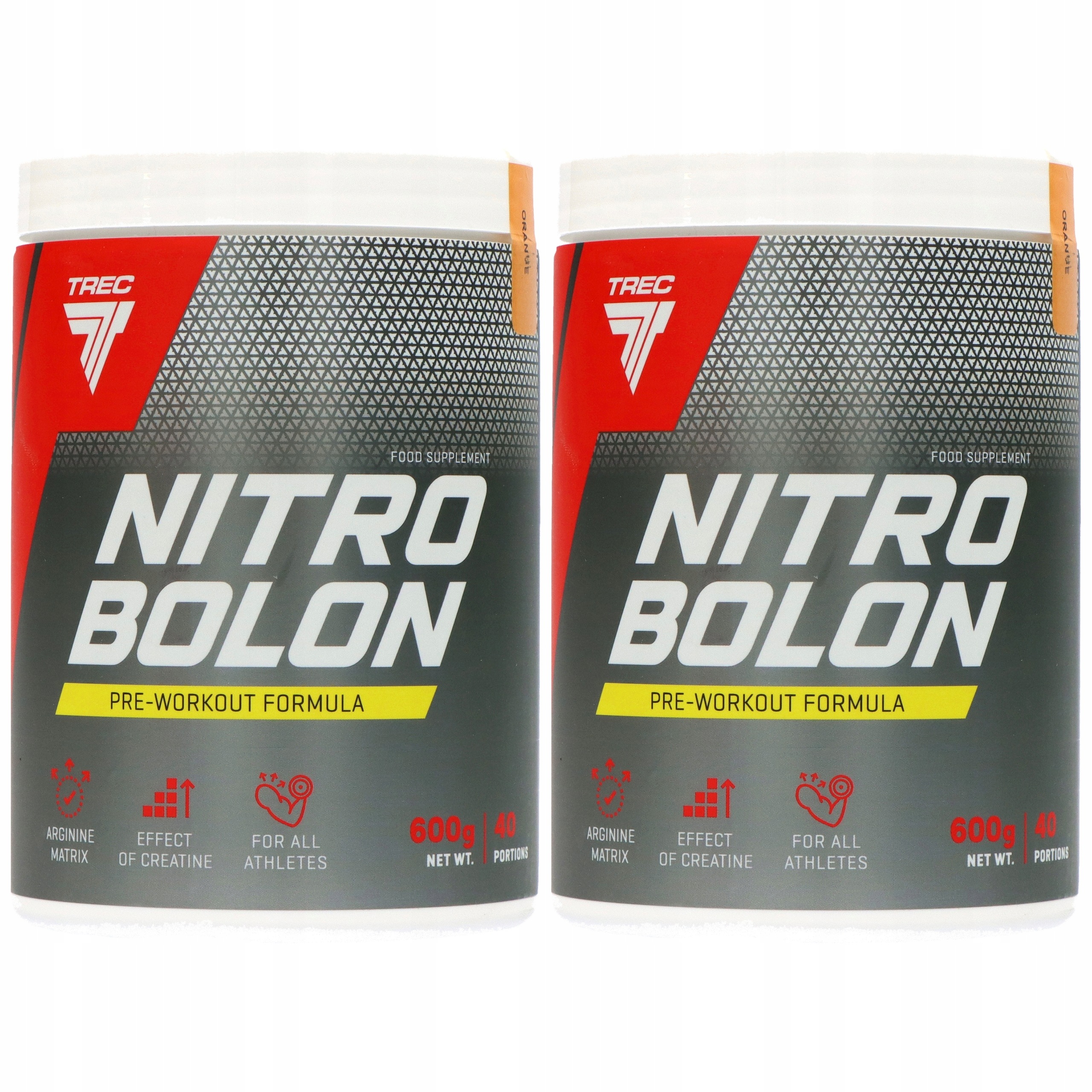 2x Trec Nitrobolon 600g Kreatin Předtréninková Antikatabolik Arginin Po