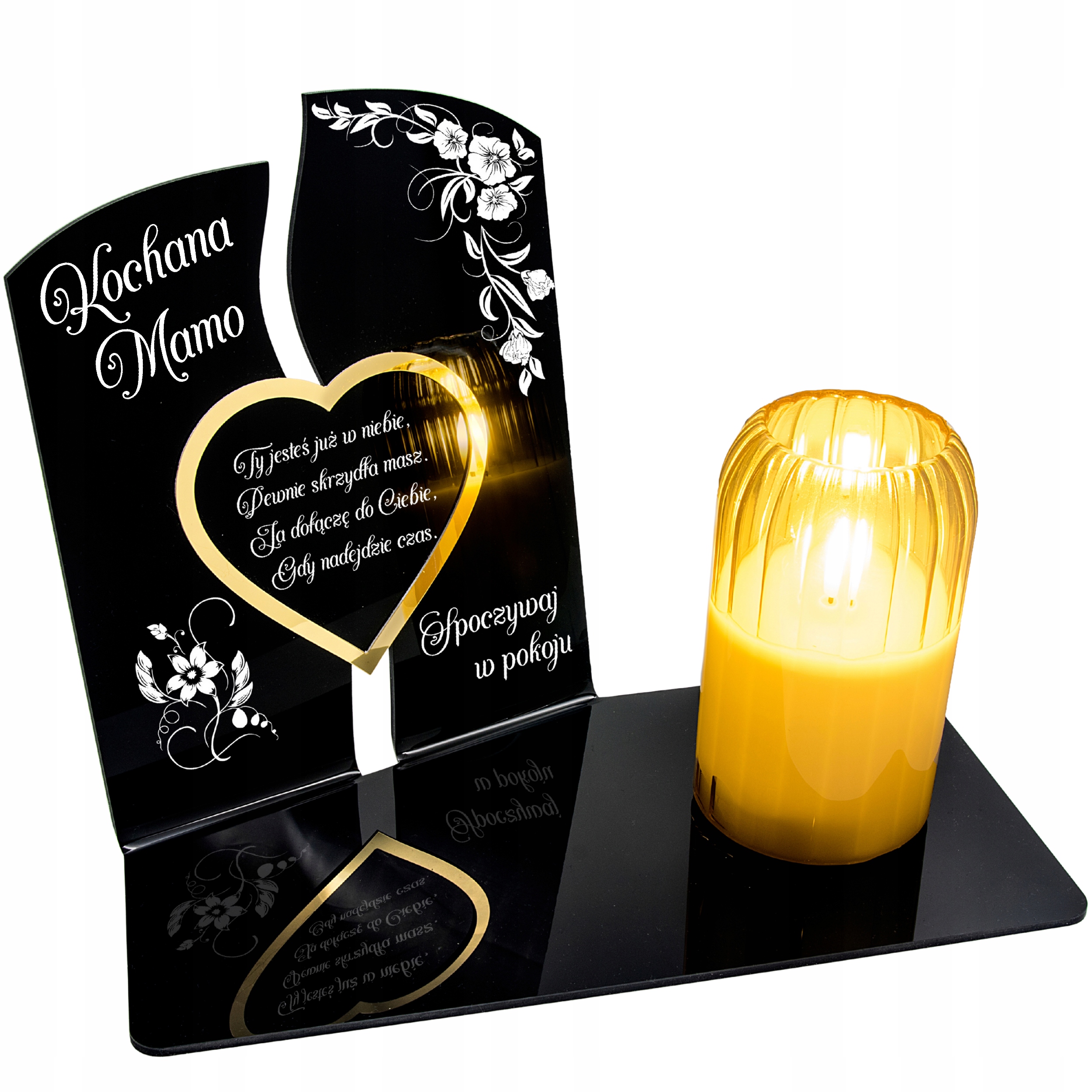 Věčná Hřbitovní Svíčka Soška pro Maminku na hrob Všech svatých