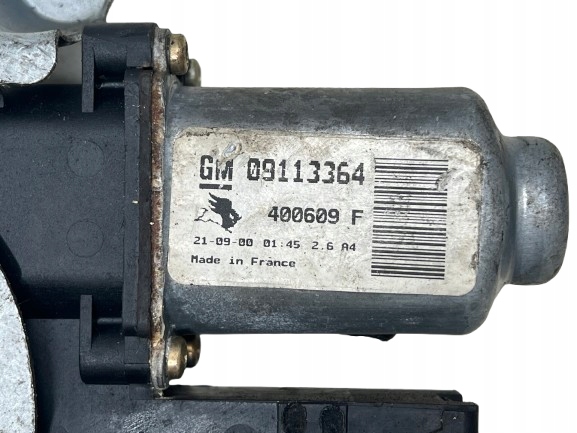 OPEL CORSA C window regulator mechanism right front 3D 09113362