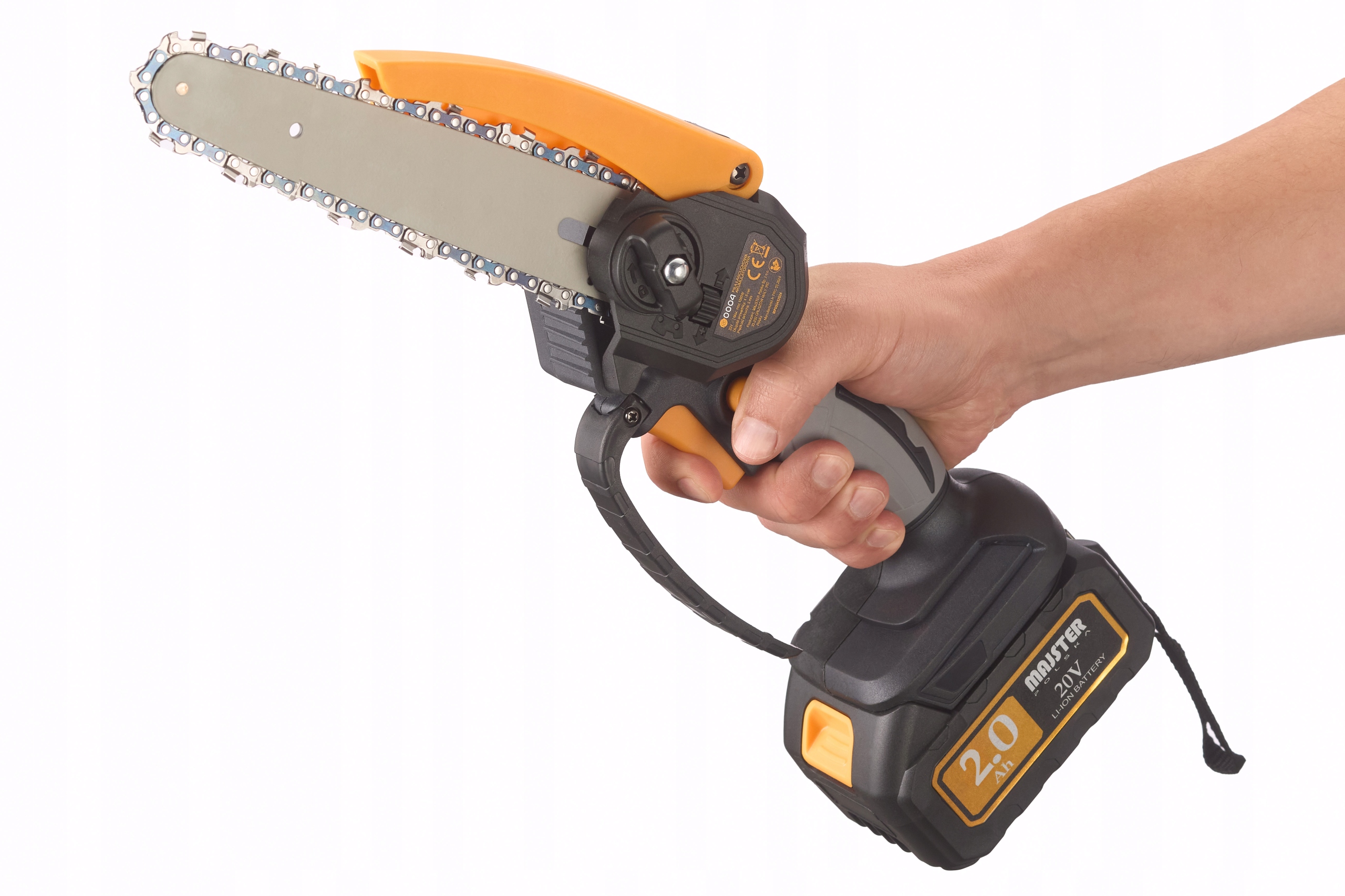 Akumulatorowa PILARKA PIŁA elektryczna łańcuchowa 2xAKU 4x Łańc. 4x Prow 6' Producent prowadnicy Majster