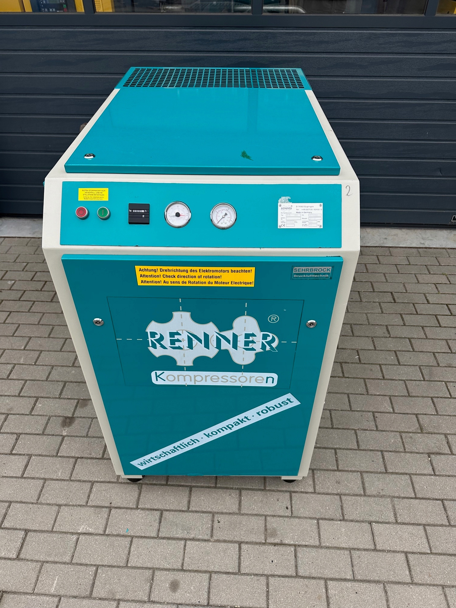 KOMPRESOR ŚRUBOWY RENNER 22KW 3.1m3/min NK-100 MOCNA KONSTRUKCJA