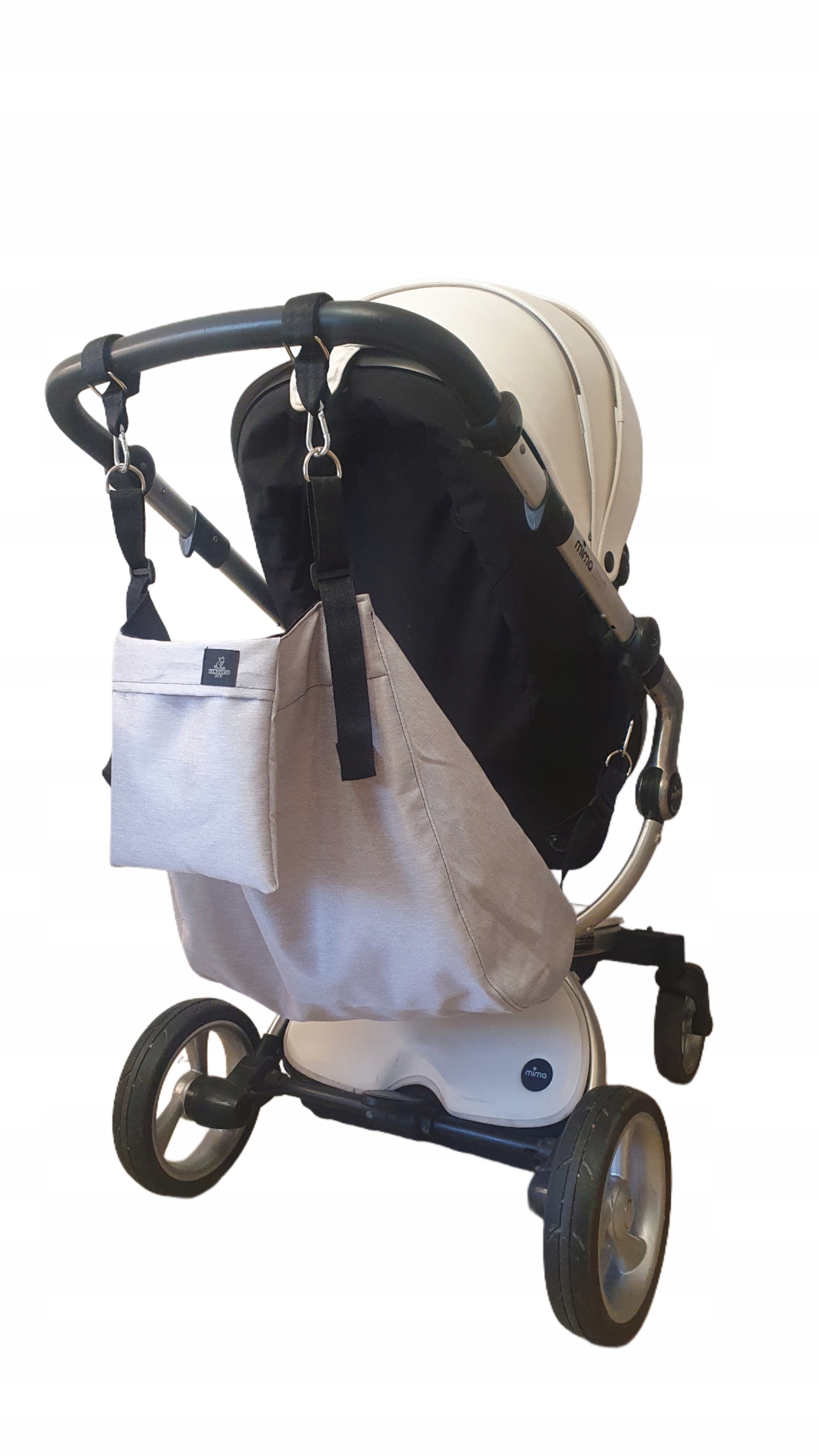 Hamak do wózka dziecięcego SZARY + PASY BEZPIECZEŃSTWA+SIATECZKA