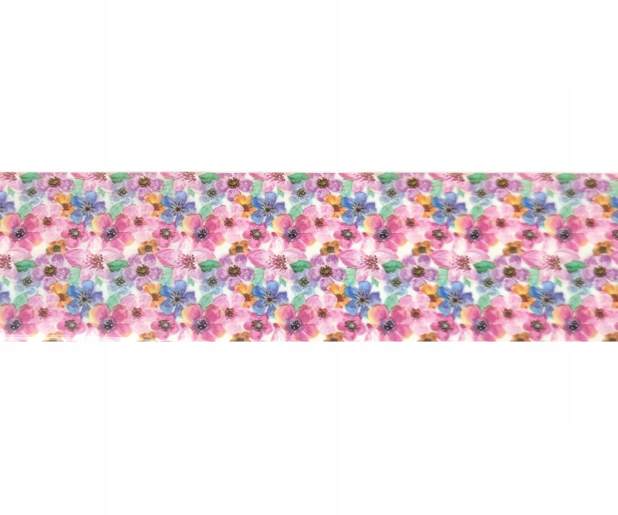 FOLIA TRANSFEROWA 100cmx4cm KWIATKI ŁĄKA WIOSNA Marka Frezarkowo