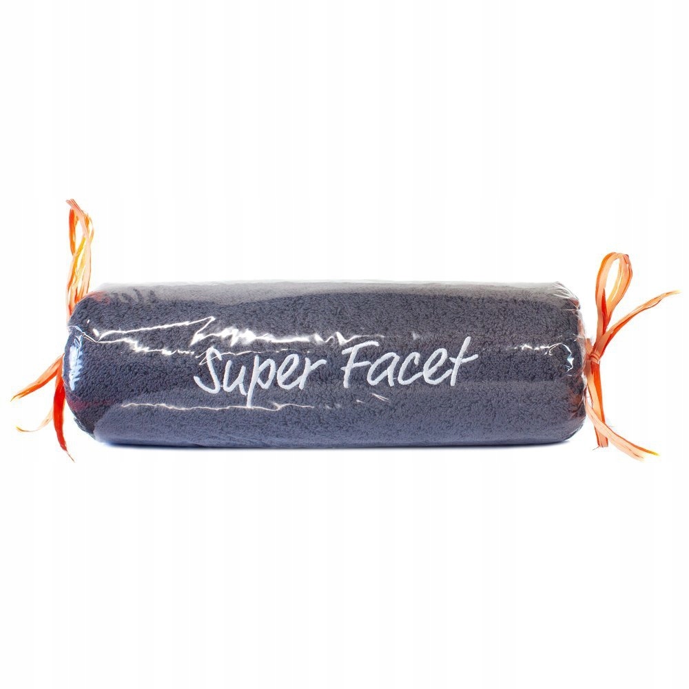 ręcznik szary cukierek z haftem "Super Facet" — 3
