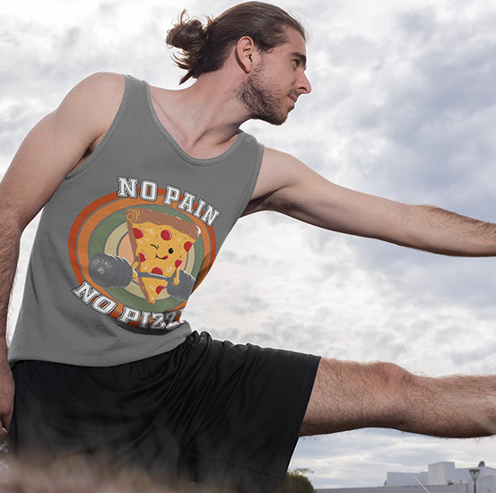 TANK TOP SIŁOWNIA PIZZASQUAT Rozmiar L