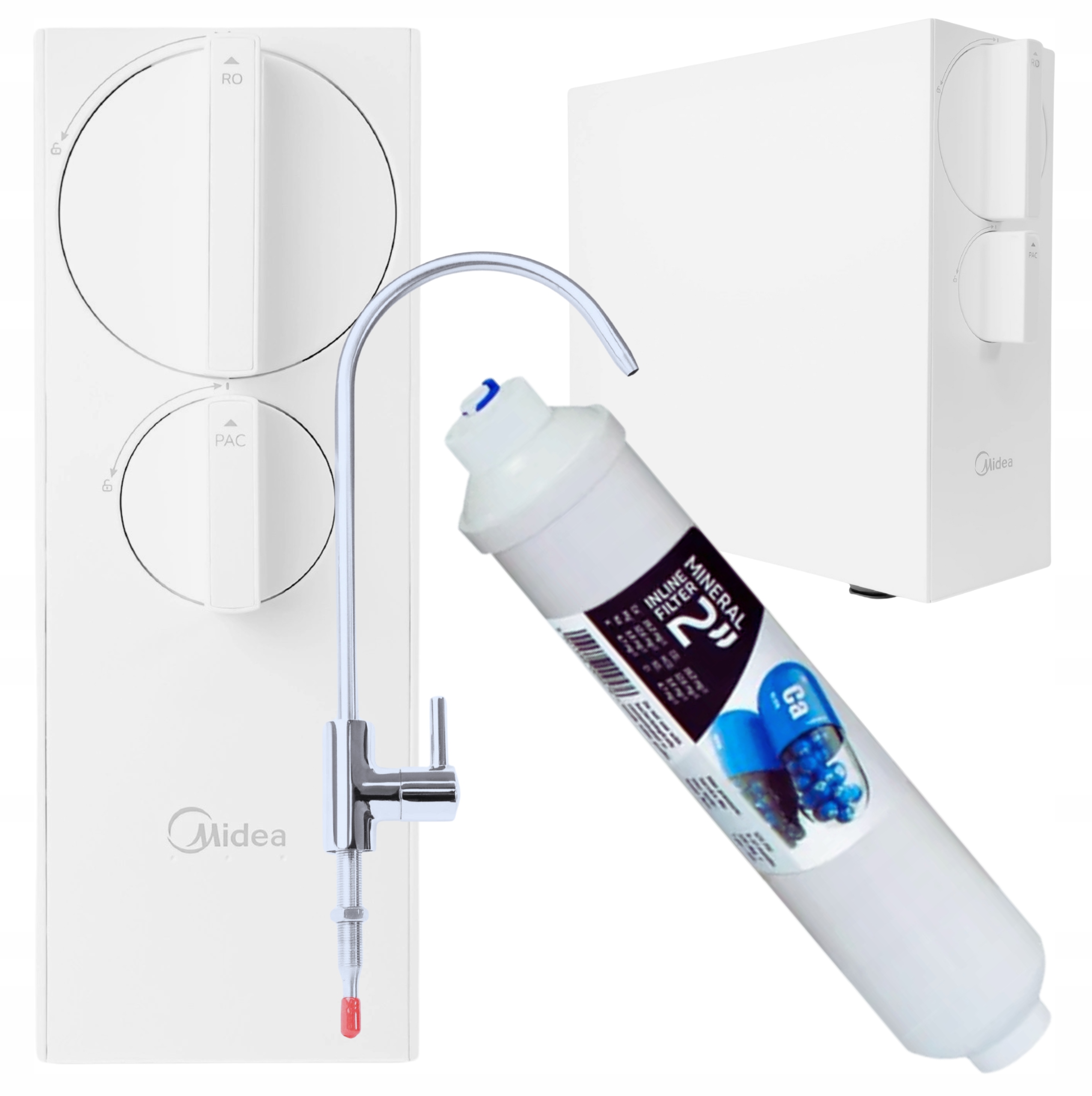 Filtr Reverzní Osmózy Midea 400GPD RO5 Beznádržový S Mineralizátorem
