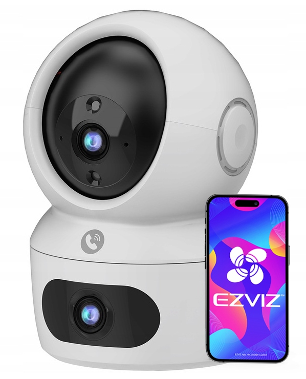 Otočná kamera Ezviz H7c Dual 2K+ 2x 4Mpx AutoTracking Detekcia Aplikácia