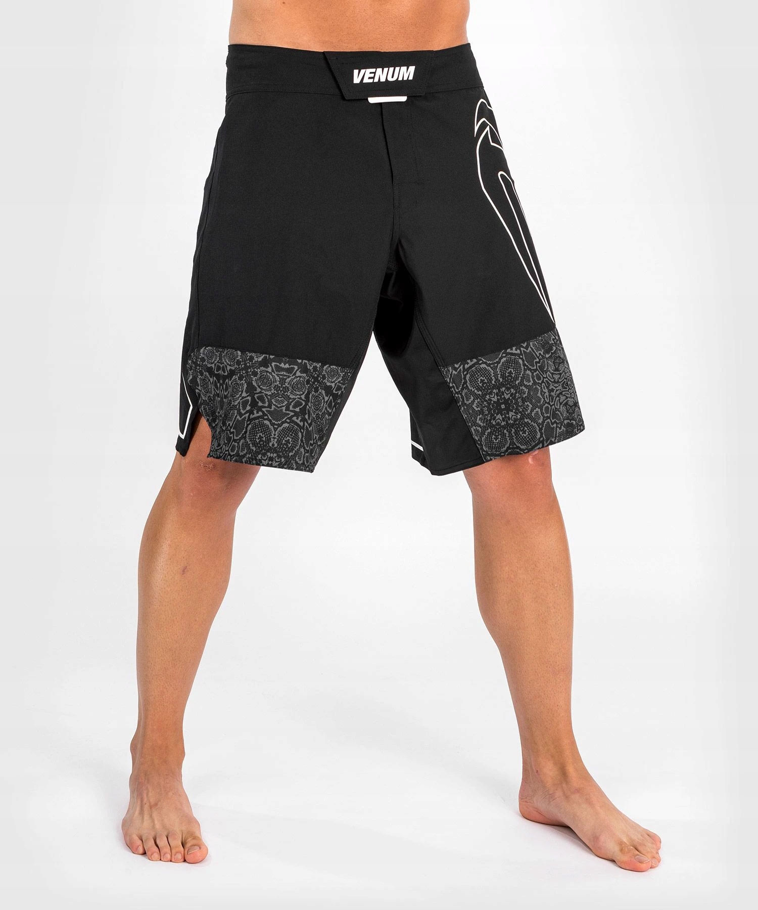 Spodenki Mma Treningowe Venum Light 4.0 lekkie elastyczne Czarne/Białe r. L