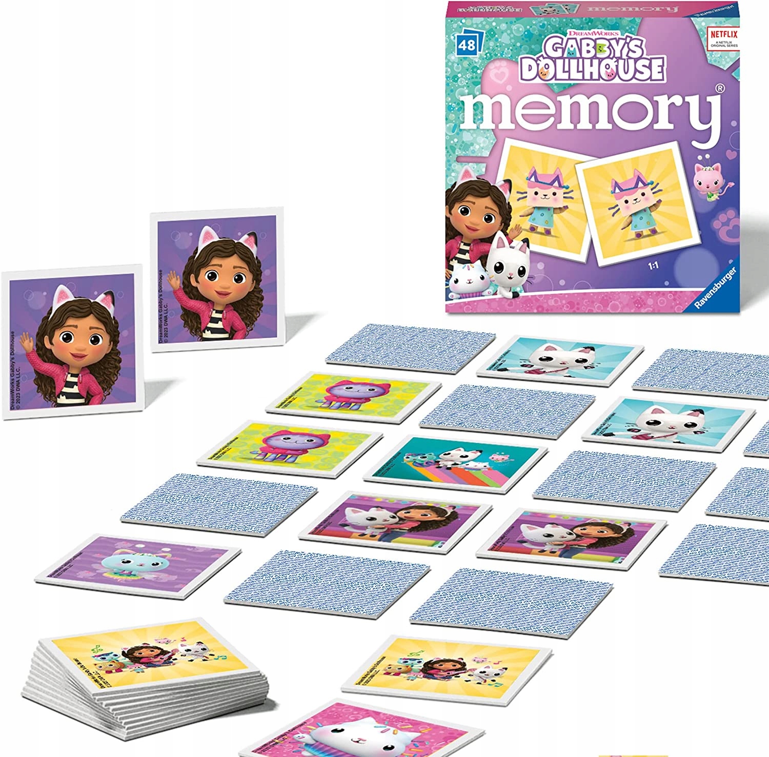 

Gra Planszowa Memory Gabi Koci Domek Gabby