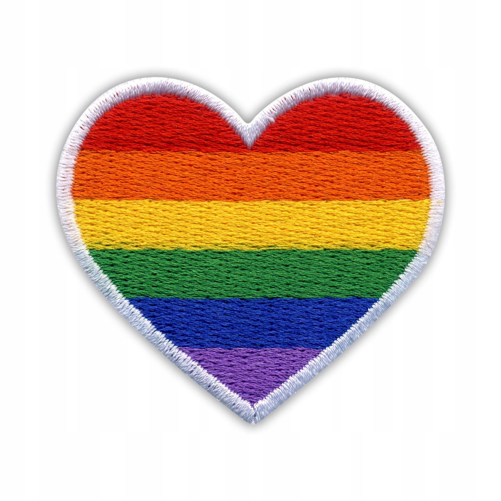 

Naszywka Tęczowe Serce, tęcza rainbow Haft