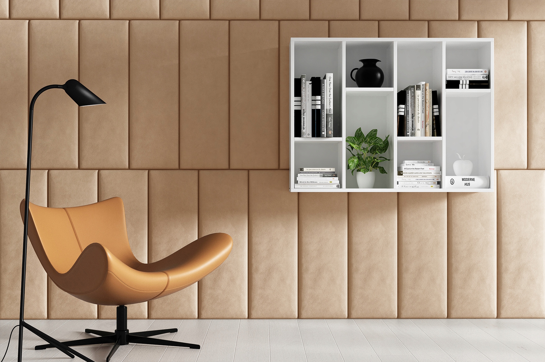 Panel Ścienny Tapicerowany 100x40 Wezgłowie Wysokość mebla 40 cm