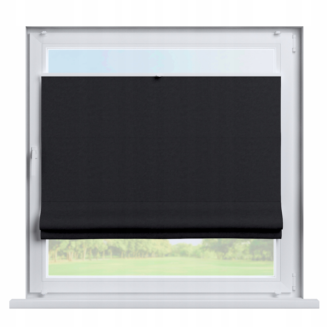 Hotová Roleta plisé Římská Sicílie 120x160 cm černá