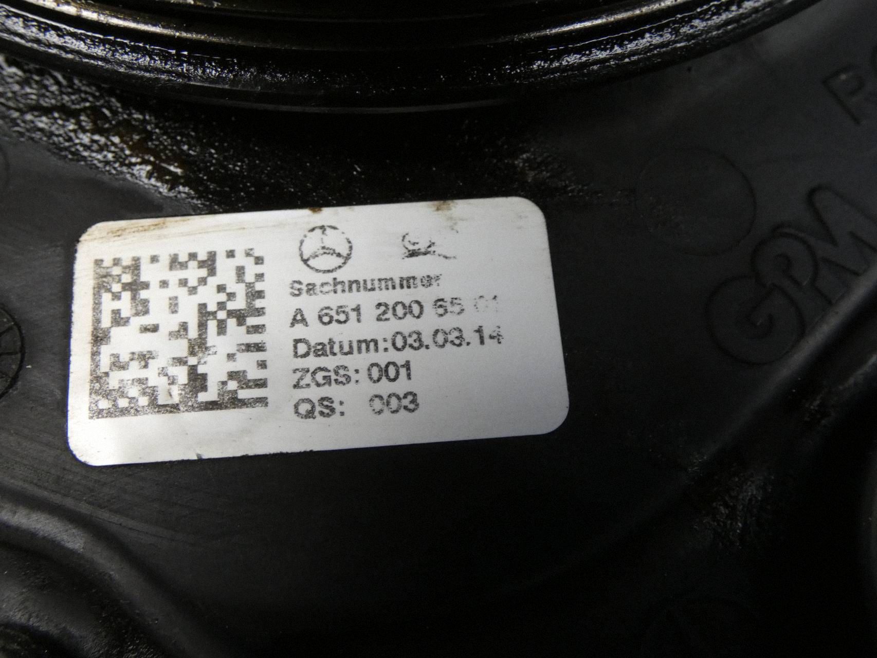 MERCEDES ML W166 2.2 CDI 651 water pump