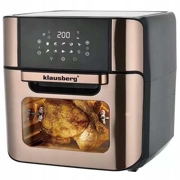 PIEKARNIK FRYTOWNICA BEZTŁUSZCZOWA ENEROOSZCZĘDNA WYDAJNA 12L 1800W 12w1 Model KB-7598