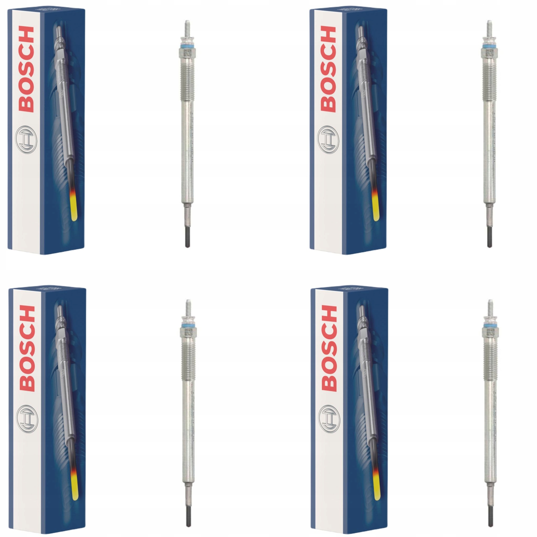 BOSCH ŚWIECE ŻAROWE TOYOTA HIACE VI HILUX VIII LAND CRUISER PRADO 2.8