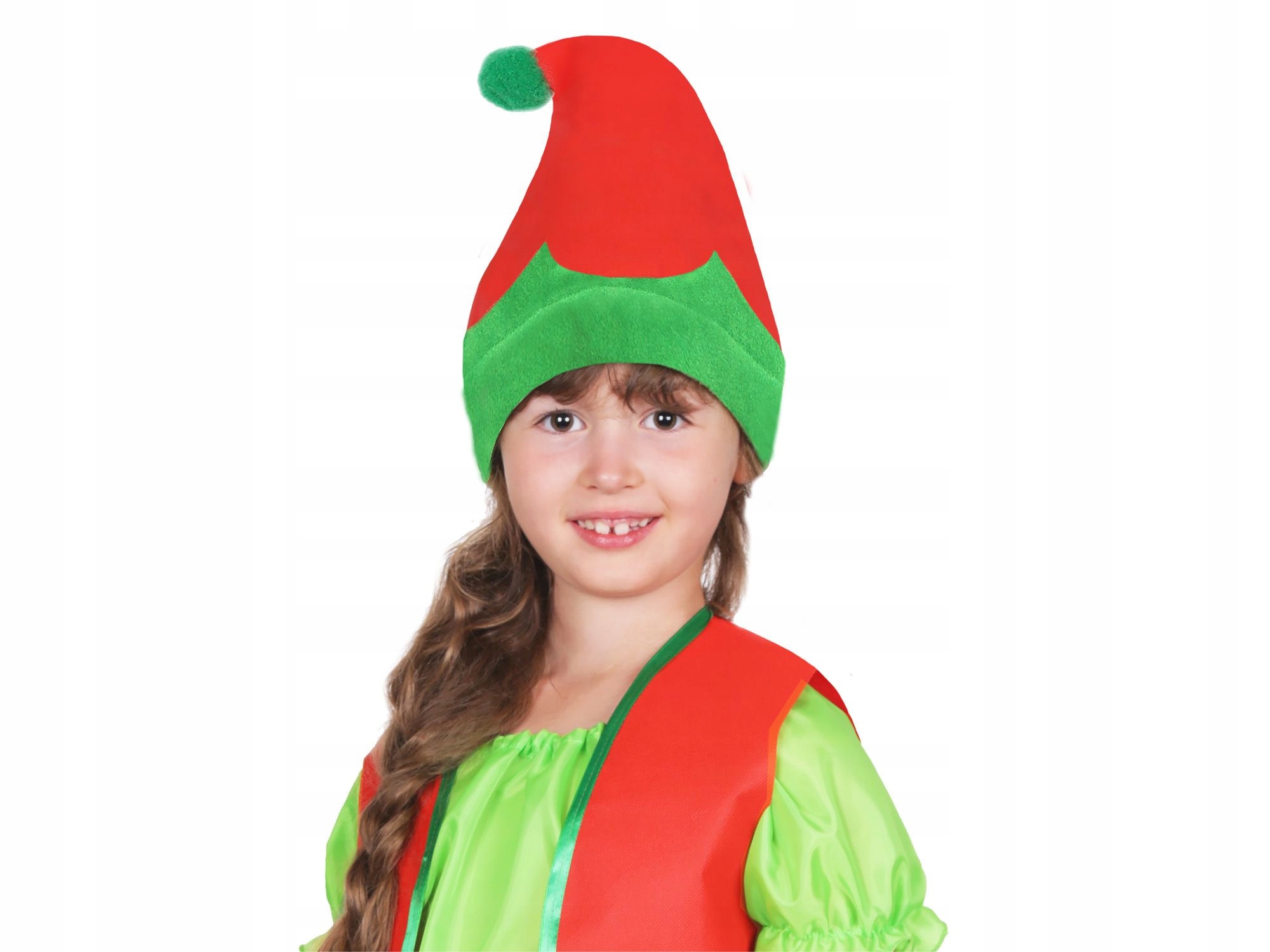CZAPKA ŚWIĄTECZNEGO ELFA SKRZATA CZERWONA Marka Twoje stroje