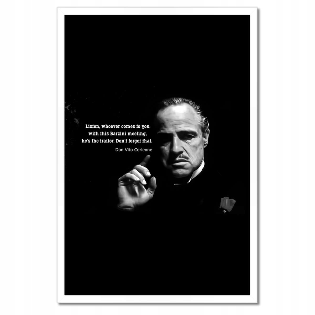 Plakáty v rámu 40x60 Citáty z kmotra